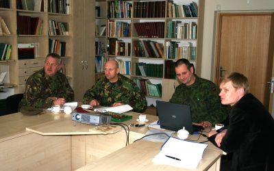 Rengiamasi jaunųjų šaulių ir Jungtinės Karalystės kadetų pratyboms