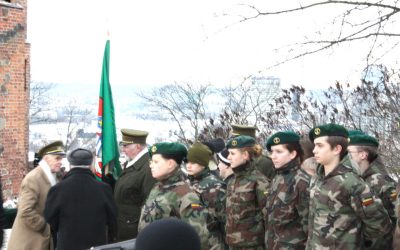 Šauliai dalyvavo vėliavos pagerbimo ceremonijoje