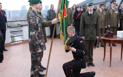 Ant Gedimino kalno skambėjo šaulių priesaikos žodžiai