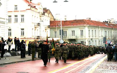 Vilniaus apskrities šauliai davė priesaiką ir pasižadėjimą