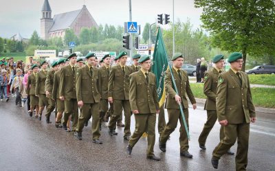 Kariuomenės dieną minėjo Alytaus rinktinės šauliai