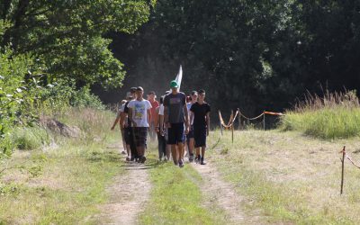 Pabalvės kaime plazda Šaulių sąjungos vėliava