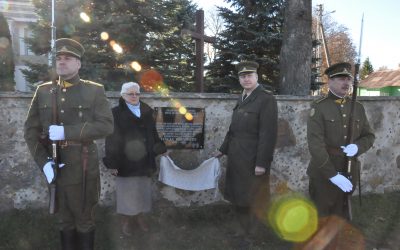 Atminimo lenta Kauno šaulių būrio vadui