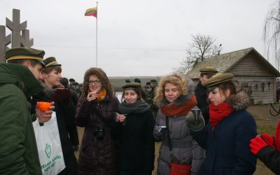 Nepriklausomybės dieną šauliai paminėjo Mėnaičiuose