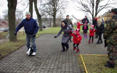 Besniegėje Lietuvoje šauliai organizavo žiemos šventę