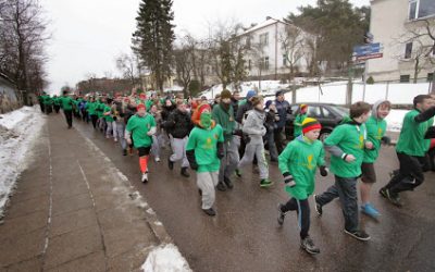 Šauliai bėgimu pagerbė kritusiuosius už laisvę