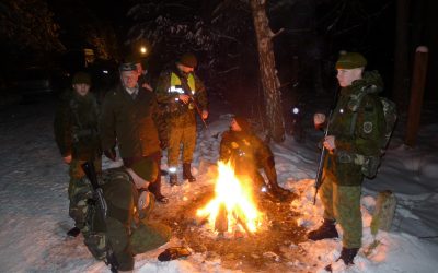 Lietuvos šauliai naktiniam žygiui jau pasirengę