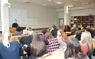 Kariuomenės kūrėjas savanoris, šaulys skaitė paskaitą Lietuvos edukologijos universitete