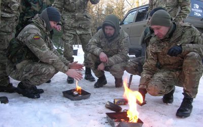 Šaulių sąjungoje tęsiasi išgyvenimo kursai