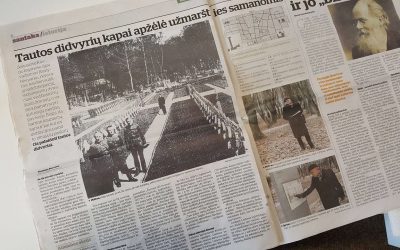 Išskirtinė jaunųjų šaulių akcija Senosiose kapinėse