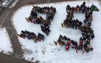 Šauliai Vasario 16-tąją šiais metais paminėjo su trenksmu