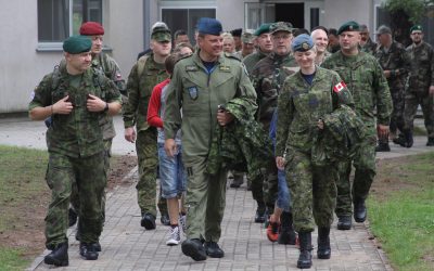 Tarptautinė sukarinta jaunųjų šaulių stovykla „Žalgiris 2017“ atvėrė duris svečiams