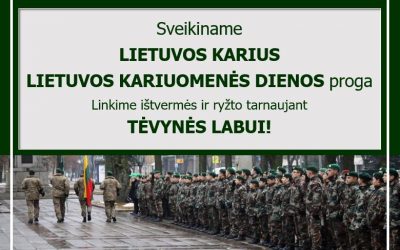 Lapkričio 23-ioji – Lietuvos kariuomenės diena