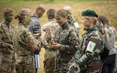 Jaunieji šauliai dalyvauja stovykloje „Baltic Guards 2018“