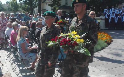 Suvalkijos šaulių 4-osios rinktinės šauliai paminėjo Baltijos kelio ir Europos dieną stalinizmo ir nacizmo aukoms atminti