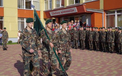 Nauji mokslo metai – jaunųjų šaulių klasėje