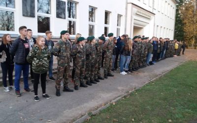 Jaunųjų šaulių sąskrydis ,,Tėvynės labui“ Eržvilko gimnazijoje