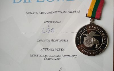 Šauliai dalyvavo Lietuvos kariuomenės šachmatų čempionate