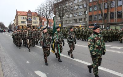 Klaipėdos šauliai paminėjo Lietuvos kariuomenės dieną