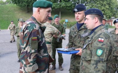 Stovykla „Baltic Guard 2019” nuleido vėliavą