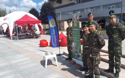 Kraujo donorystės ture Marijampolėje aktyviai dalyvauja šauliai