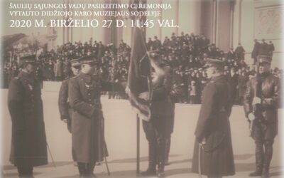 Šaulių sąjungos vadų pasikeitimo ceremonija