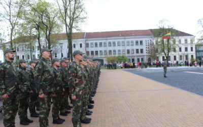 LŠS gen. Povilo Plechavičiaus 6-ąją rinktinę papildė daugiau nei 100 šaulių