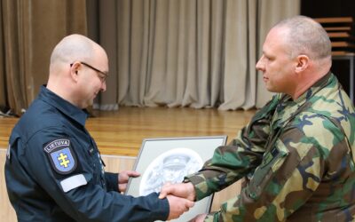Ukrainos apdovanojimais pagerbti Lietuvos policijos bendruomenės nariai