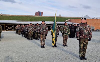 Klaipėdoje iškilmingai paminėtos Lietuvos kariuomenės 104-osios atkūrimo metinės