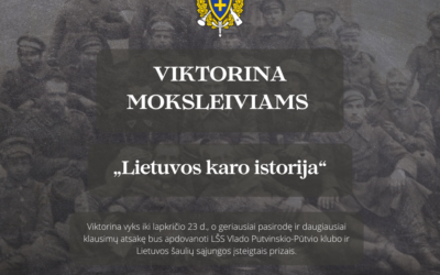 Viktorina moksleiviams „Lietuvos karo istorija“