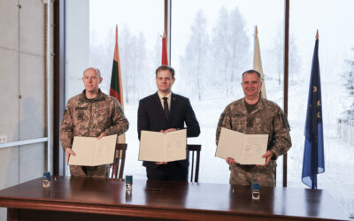Lietuvos šaulių sąjunga pasirašė trišalę sutartį